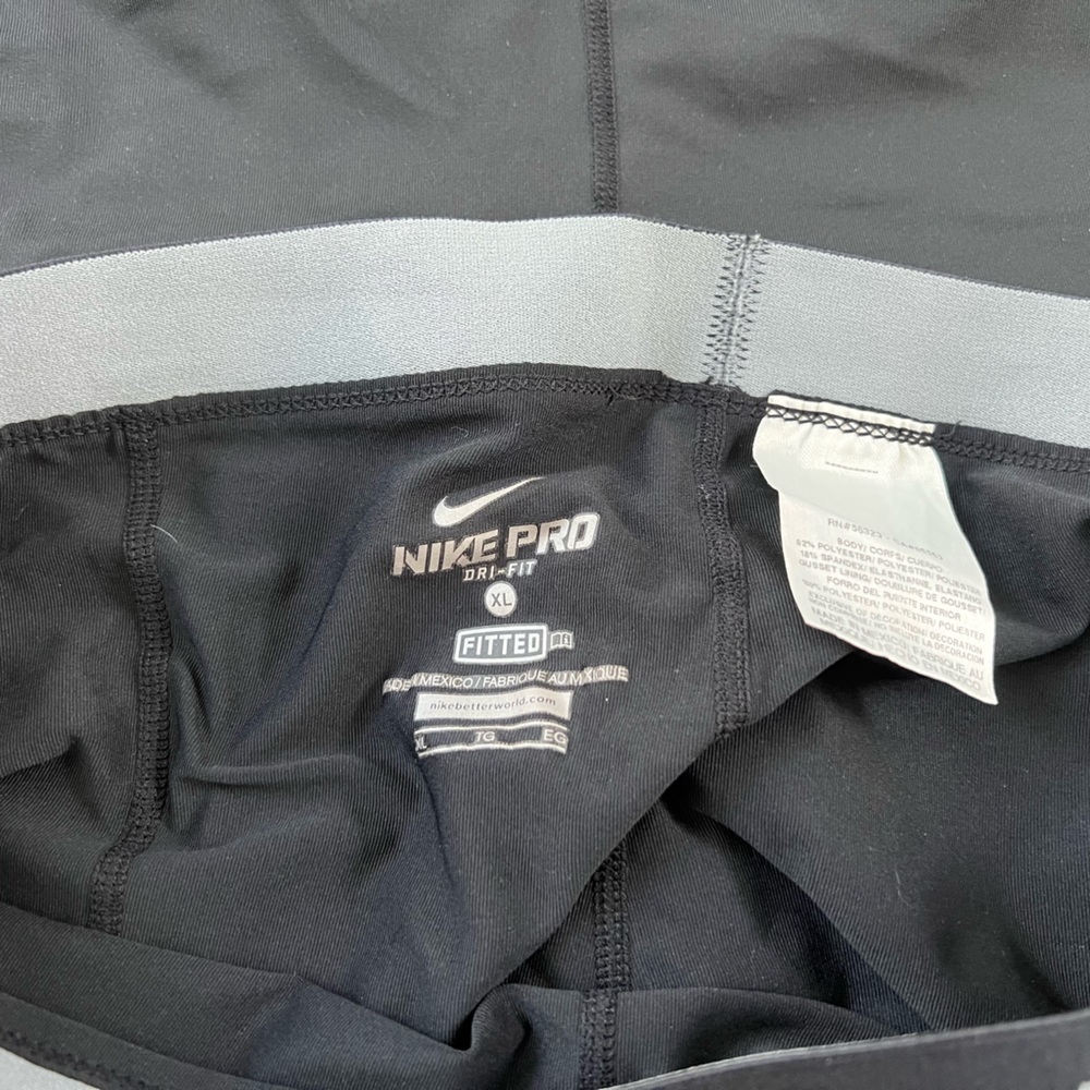 2 pairs of nike dri-fit spandex shorts women XL
